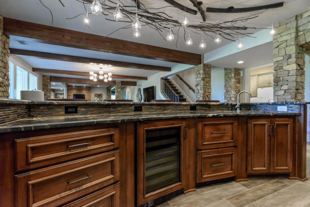 Custom cabinets and bar work